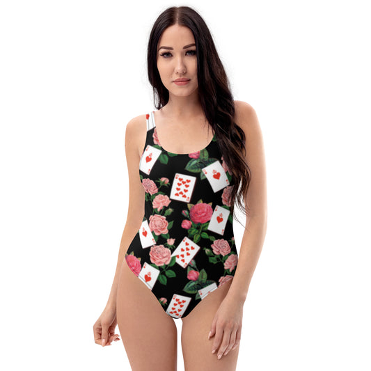 Queen of Coeurs et Fleurs One-Piece Swimsuit