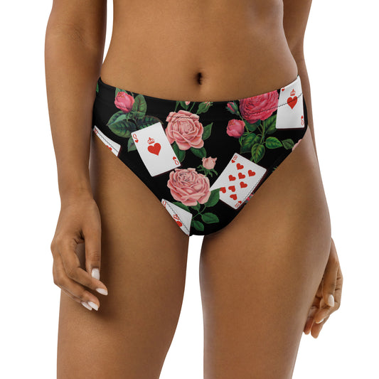 Queen of Coeurs et Fleurs Eco high-waisted bikini bottom