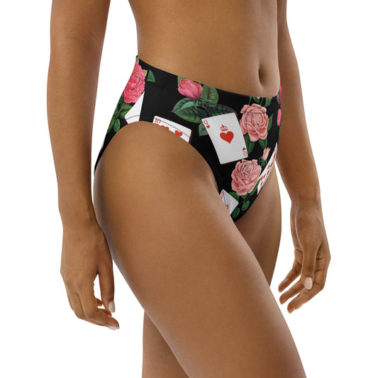 Queen of Coeurs et Fleurs Eco high-waisted bikini bottom