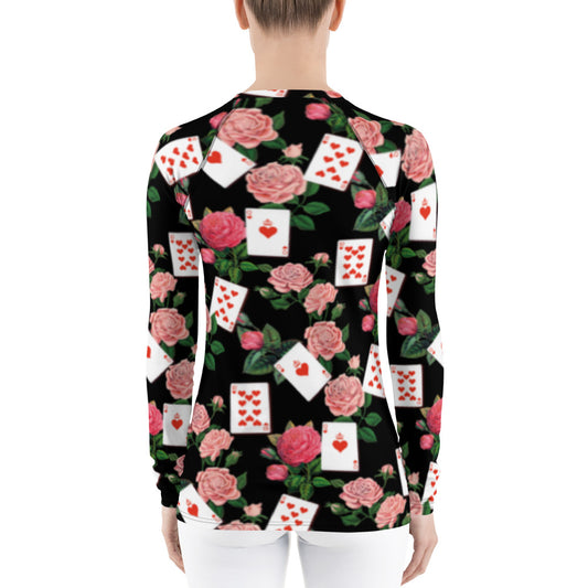 Queen of Coeurs et Fleurs Rash Guard