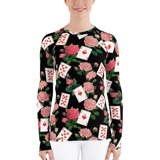 Queen of Coeurs et Fleurs Rash Guard